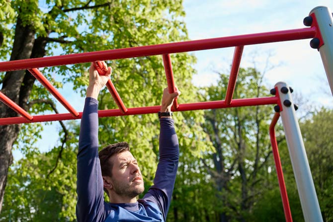 Training an der Monkey Bar