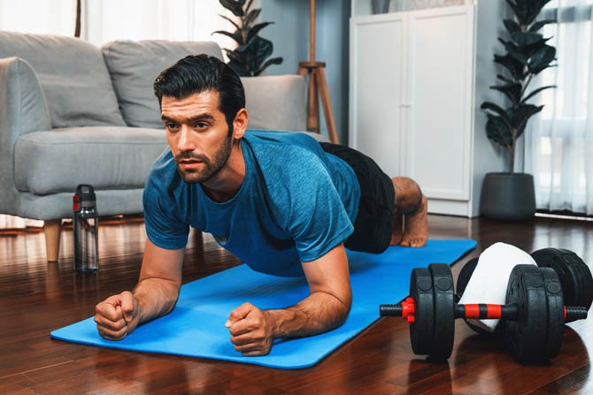 Wichtig beim Workout zuhause
